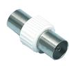 ADATTATORE ANTENNA NEDIS CSGP40941WT IEC (COASSIALE) FEMMINA | IEC (COASSIALE) FEMMINA | PLACCATO NICKEL | 75 OHM | DRITTA | METALLO / PLASTICA | BIANCO 